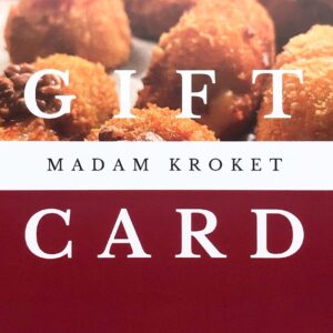 gift card madam kroket