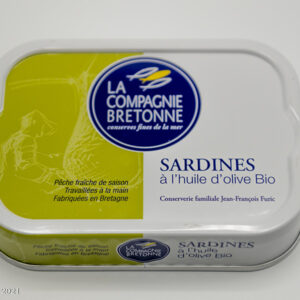 sardines olijfolie bio