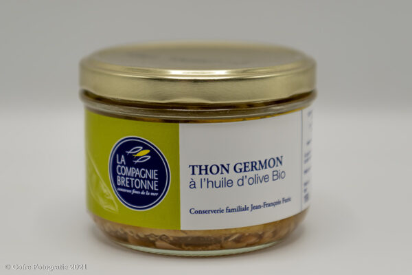 tonijn germon bio olijf olie 8,30 euro